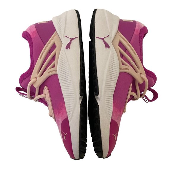 Puma Toddler Girls' Size US 9C Pacer Future Bleach Pink Shoe Sneaker Near New - Picture 7 of 10